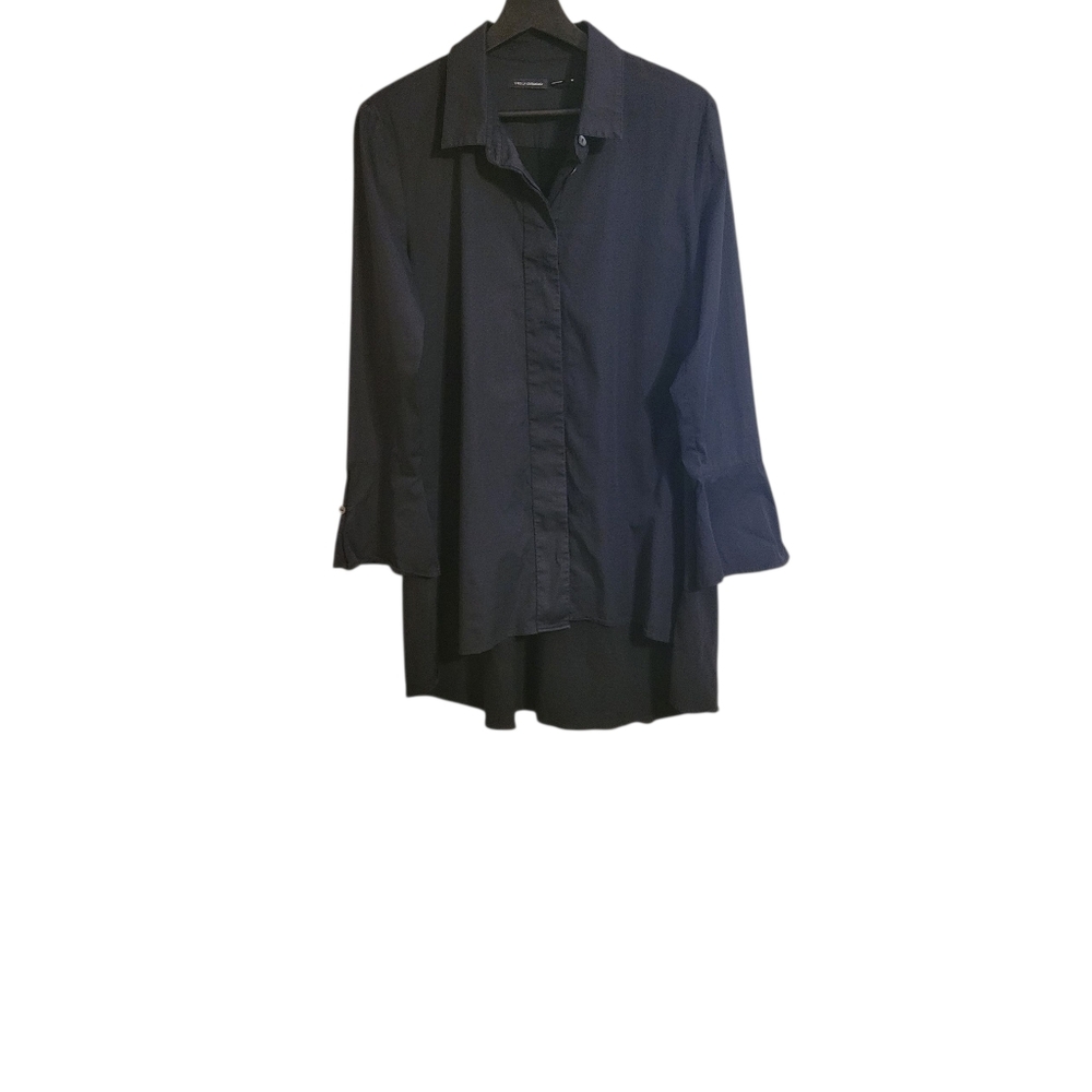 Stella Carakasi Black Natural Lux Button Down Shirt